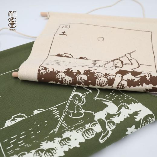 “闰土刺猹”卷轴挂画 商品图4