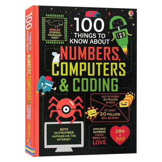 关于数字计算机编程的100件事 英文原版 100 things to know about Numbers Computers Coding 尤斯伯恩 英文版儿童英语启蒙 商品图0
