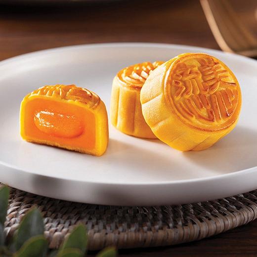 【香港美心流心奶黄月饼】360g/8枚/礼盒，正品，口感细腻，自然流心，入口即化 商品图0