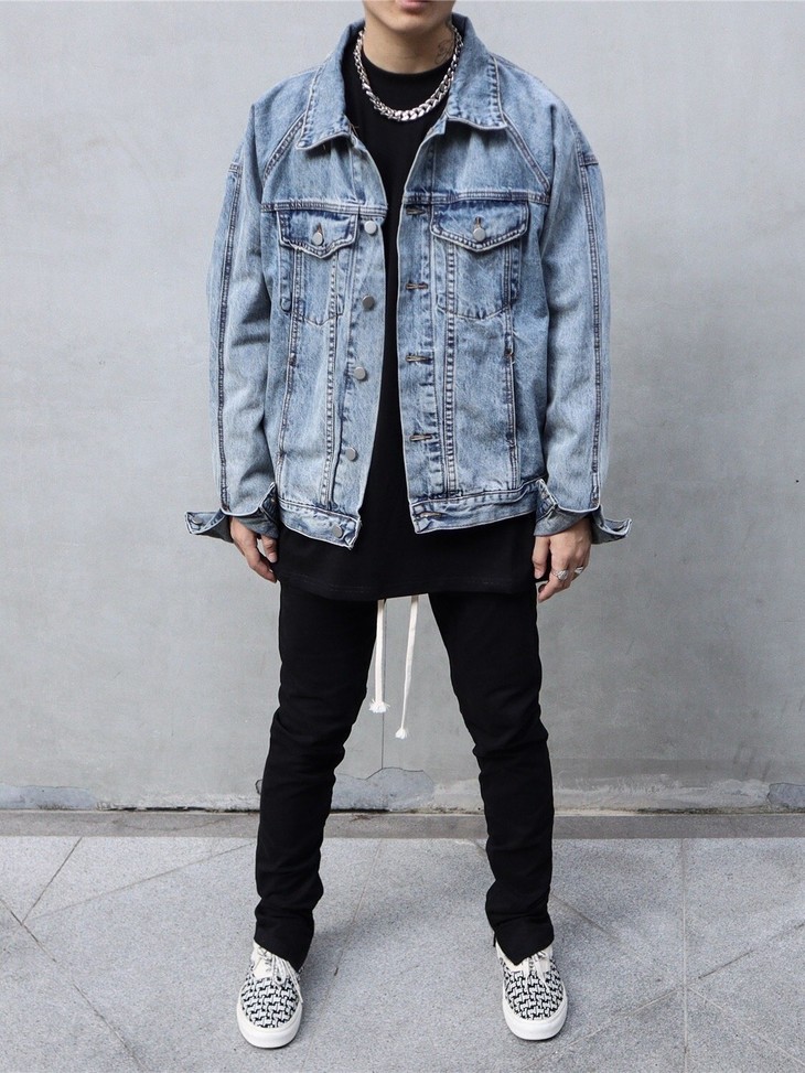 点此购买fog男女重工水洗牛仔外套莲157101