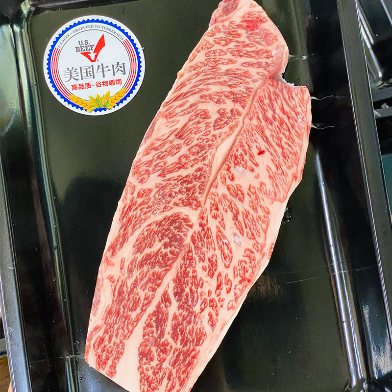 美国Prime极佳去骨牛小排 | prime 纯血和牛，谷饲原切，有漂亮雪花❄️肉质肥瘦相间，特别细嫩多汁，香煎、黄金炒饭、或者煮碗牛肉面，孩子可喜欢了！