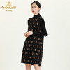 乔万尼秋冬长袖连衣裙气质羊毛时尚修身显瘦中长裙ES4E302 商品缩略图2