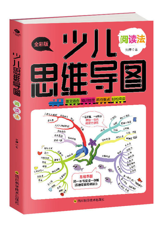 少兒思維導圖(全3冊)全綵版 附贈精美卡片 6-14歲 閱讀法 學習法 記憶