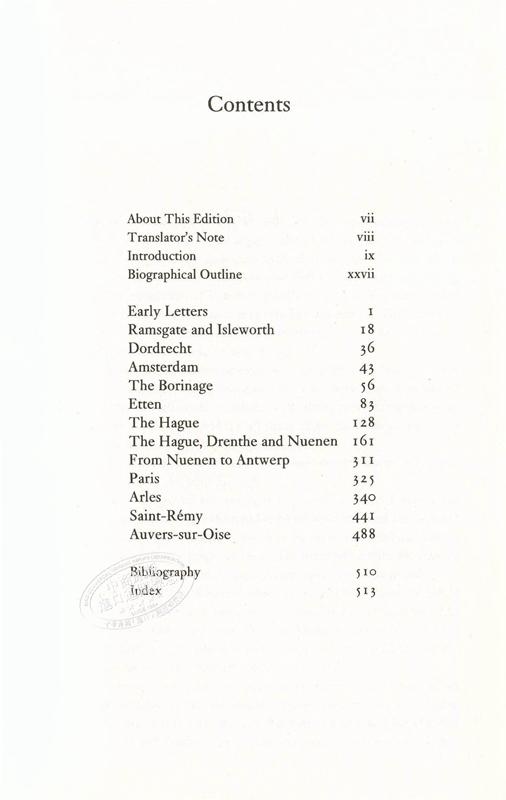 【中商原版】梵高书信集 英文原版 The Letters of Vincent Van Gogh 商品图4