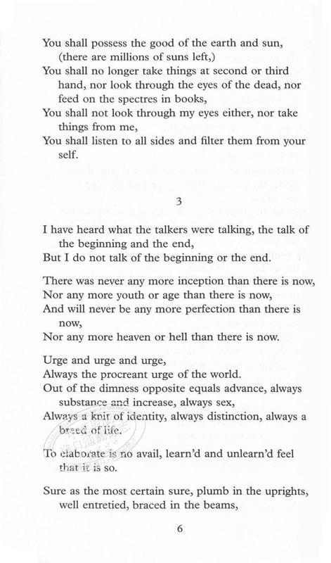 【中商原版】Collectors Library系列 惠特曼：草叶集 英文原版 Leaves of Grass 外国诗歌 Walt Whitman 商品图6