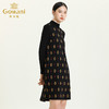 乔万尼秋冬长袖连衣裙气质羊毛时尚修身显瘦中长裙ES4E302 商品缩略图1