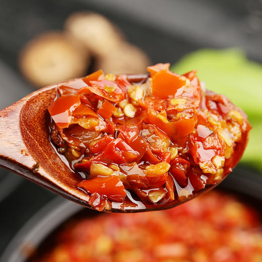 道吾山茶油剁辣椒湖南特产香辣下饭菜拌面拌饭辣酱农家自制开胃下饭神器 商品图4