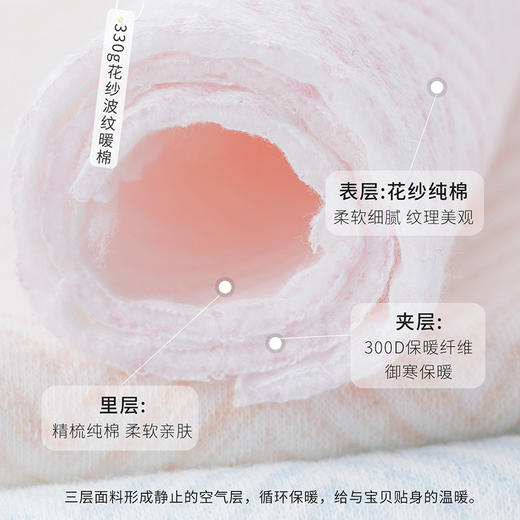 贝贝怡儿童保暖内衣套装加厚女宝宝冬装婴儿夹棉洋气男秋衣睡衣裤BB8211
 商品图3