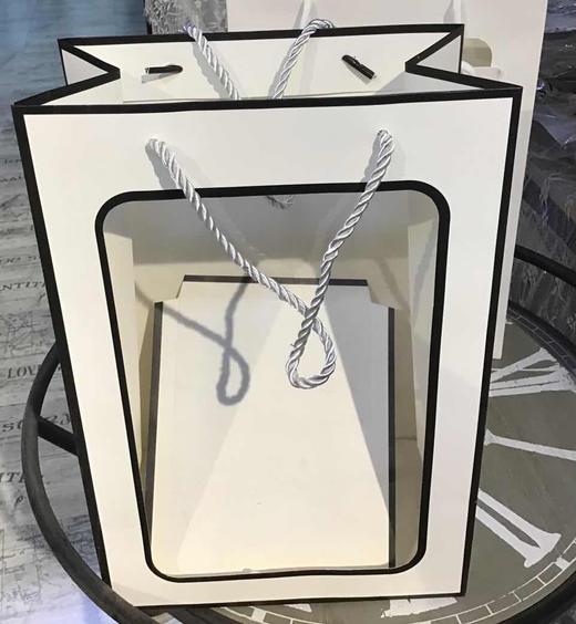 纯色橱窗手提袋（10个）--省内满299元包邮，省外运费自理 商品图4