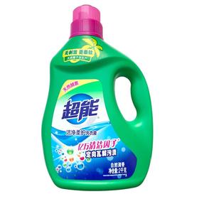 超能洁净柔护洗衣液   2kg*1瓶