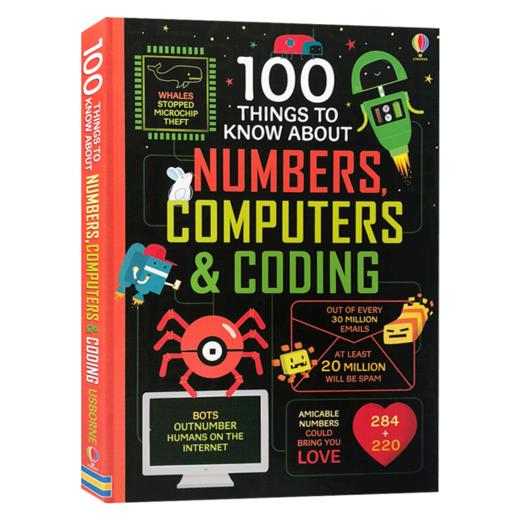 关于数字计算机编程的100件事 英文原版 100 things to know about Numbers Computers Coding 尤斯伯恩 英文版儿童英语启蒙 商品图3