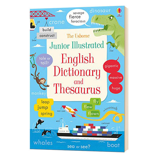 少儿初级插图英语与同义词词典 英文原版 Junior Illustrated English Dictionary and Thesaurus 英文版字典 进口原版书籍 商品图0