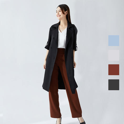 IN AND ON 连衣裙式可两穿风衣20639 商品图2