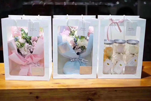 纯色橱窗手提袋（10个）--省内满299元包邮，省外运费自理 商品图1