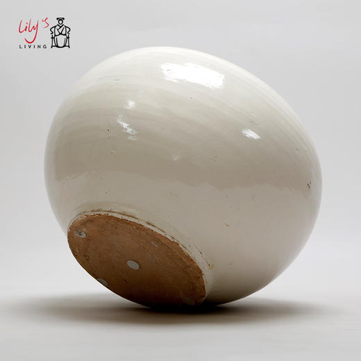 白釉花瓶 White ceramic vase round 商品图4