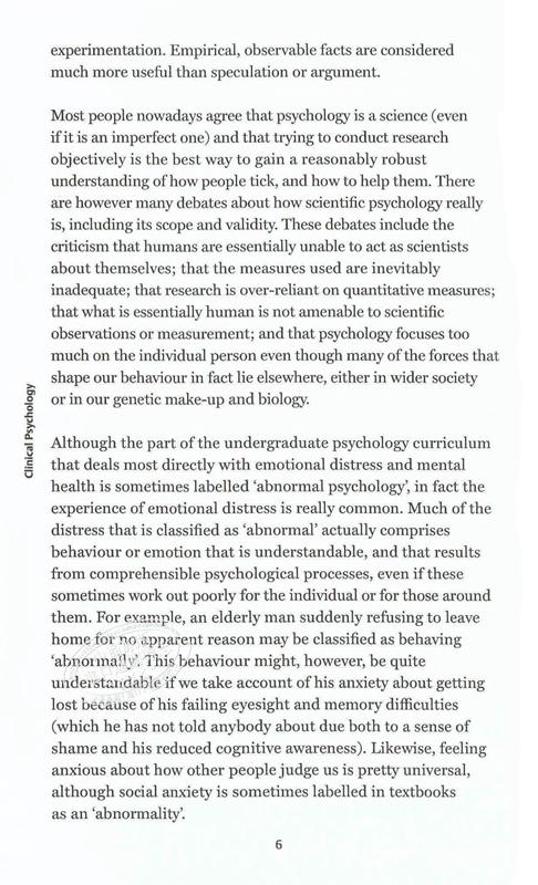 【中商原版】临床心理学（牛津通识读本）英文原版 Clinical Psychology: A Very Short Introduction 商品图6