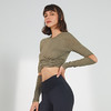 TITITKAACTIVE|瑜伽服运动健身上衣女瑜伽长袖T恤090T10690 商品缩略图1