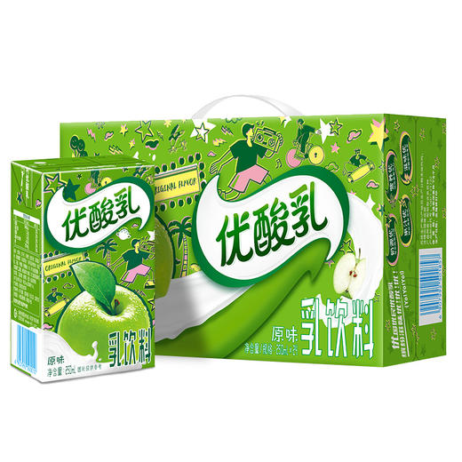 伊利优酸乳原味250ml*24盒 商品图0