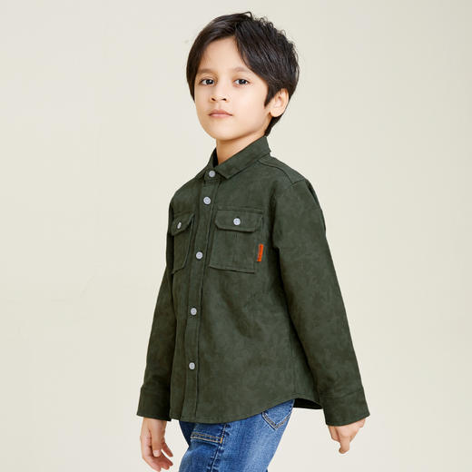 mette男童装衬衫长袖帅气2020新款格子潮流儿童网红男孩衬衣潮流 商品图1