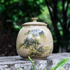 廖建忠  白泥亮光醒茶罐 商品缩略图0