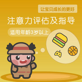 (仅限奥体店自提)河马儿科心理工作坊——注意力评估及指导（河马）