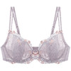 奶糖派大胸显小超薄花影性感蕾丝初秋薄款舒适上托少女大码内衣 商品缩略图1