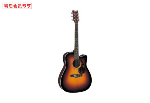 雅马哈电箱民谣吉他 入门级 fx370c 41寸
