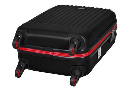 银座经典纯色钻石纹静音万向轮加厚耐摔旅行箱拉链箱A-8783 商品图3