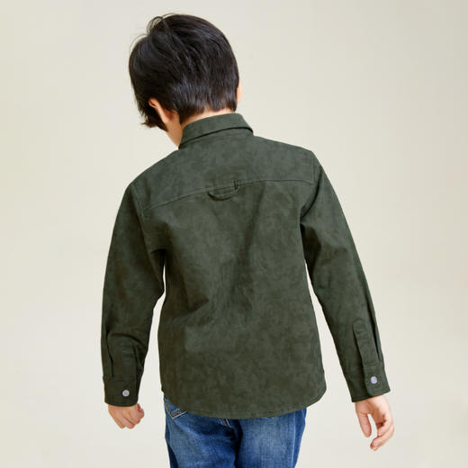 mette男童装衬衫长袖帅气2020新款格子潮流儿童网红男孩衬衣潮流 商品图2