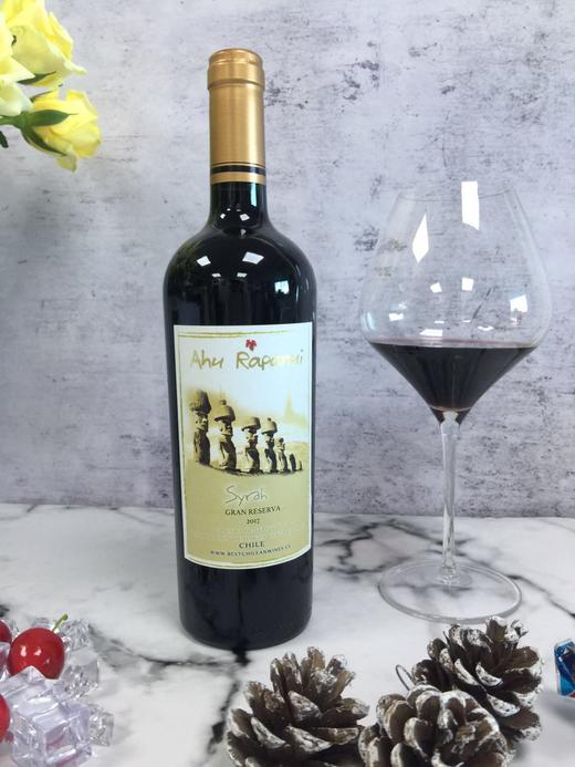 在世界肚脐眼仰望星空！智利排名第七酒庄！橡木桶陈酿12个月——智利巨人像特选珍藏西拉红葡萄酒750ml 商品图0