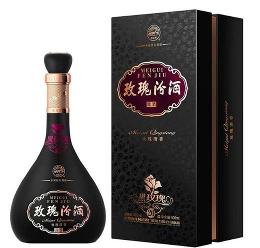 山西杏花村  12年45度黑玫瑰汾酒20年 500ml*6整箱装 商品图1