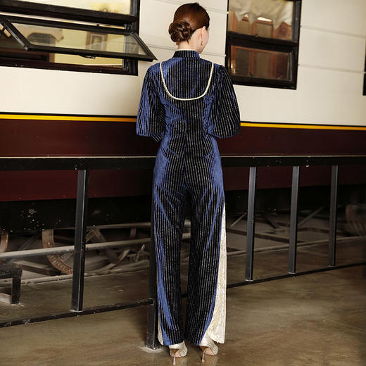 DLQ-2630新款时尚洋气减龄显瘦连体裤套装 商品图1