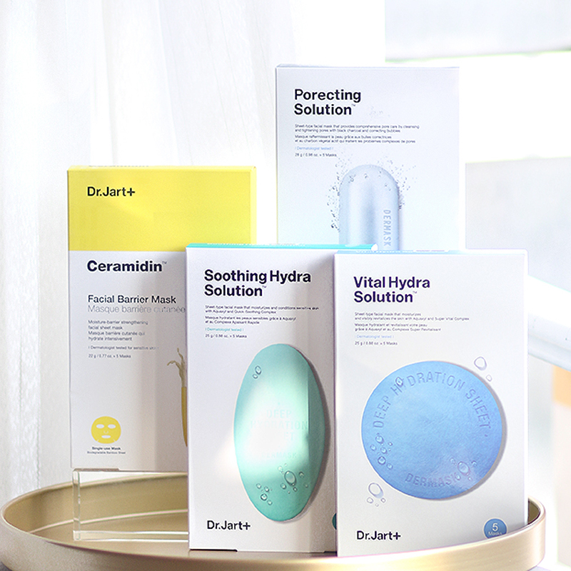 Dr.Jart+ 蒂佳婷蓝绿灰药丸面膜5片/盒 补水保湿 舒缓肌肤