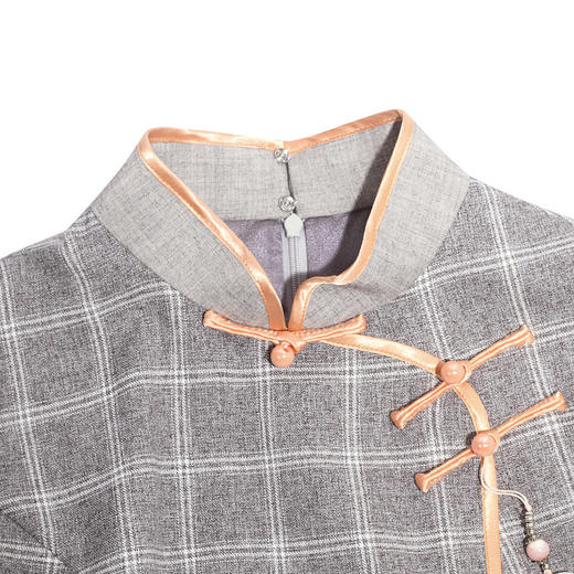 DLQ-2610新款优雅气质年轻款复古旗袍改良版连衣裙 商品图2