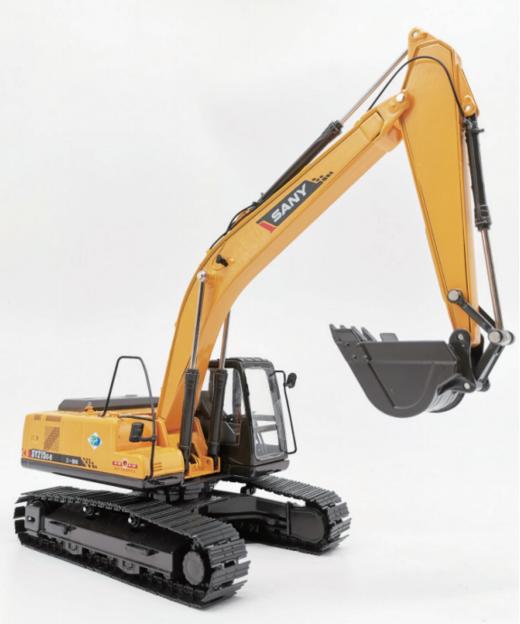 三一sy215挖掘机模型合金履带版