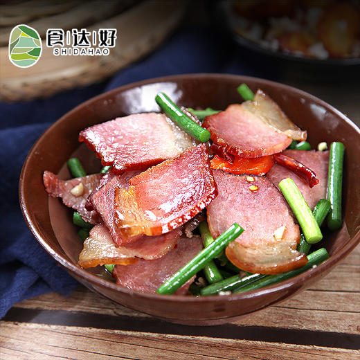 【食达好】土家一席菜小礼盒1900g（腊五花250g 糍粑500g 后腿肉250g 腊香肠500g榨广椒400g） 商品图4