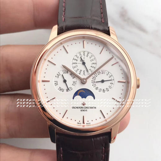 N精品V3升级版江诗丹顿传承系列43175/000R-9687万年历多功能腕表，搭载与正品一致CaI.1120QP机芯、摆陀均与正品完全一 商品图1