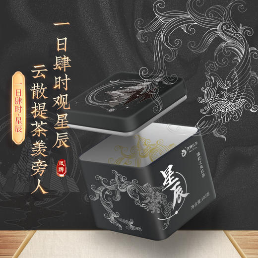 云南滇红茶云南凤庆一日肆时系列星辰100g盒装浓香型2020新茶凤牌