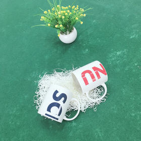 红蓝字母马克杯一个装