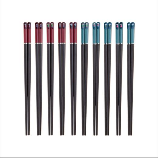 一人一双 专人专色 高温xiao  du不变形不掉色一人一色家庭装筷 商品图9