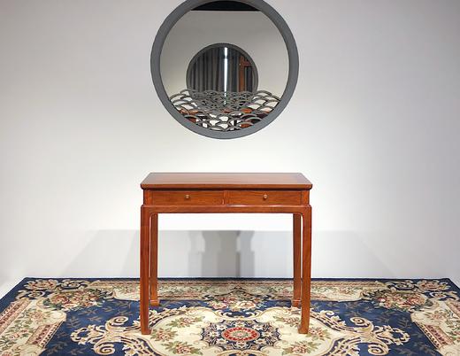 红桥红  家具严选  缅甸花梨（大果紫檀）  【88马蹄双抽小书桌组合】 商品图4