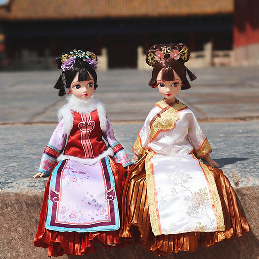 宫里的世界可儿娃娃宫廷四季小格格玩偶28cm秋冬两款可选