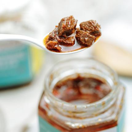 荆门 吃味无穷 牛肉多多酱300g/瓶 商品图0