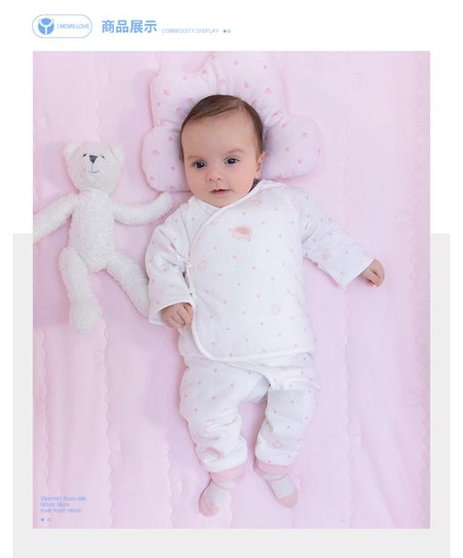 英氏婴儿内衣男女宝冬夹棉连体哈衣居家服英氏衣服蛤衣10094158 10094165 商品图3