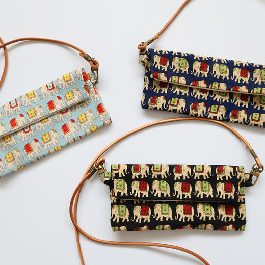 HUJI祤集Comfy斜挎包插画小象小象 商品图0