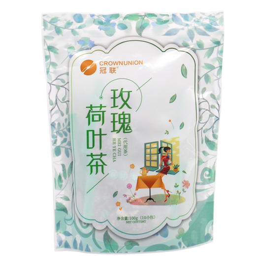 康庆堂玫瑰荷叶茶红豆薏米茶组合花草茶养生代用茶100g独立包装 商品图2