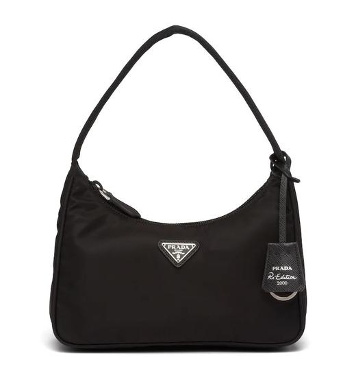 prada普拉达 re-edition 2000 尼龙迷你手袋 黑色