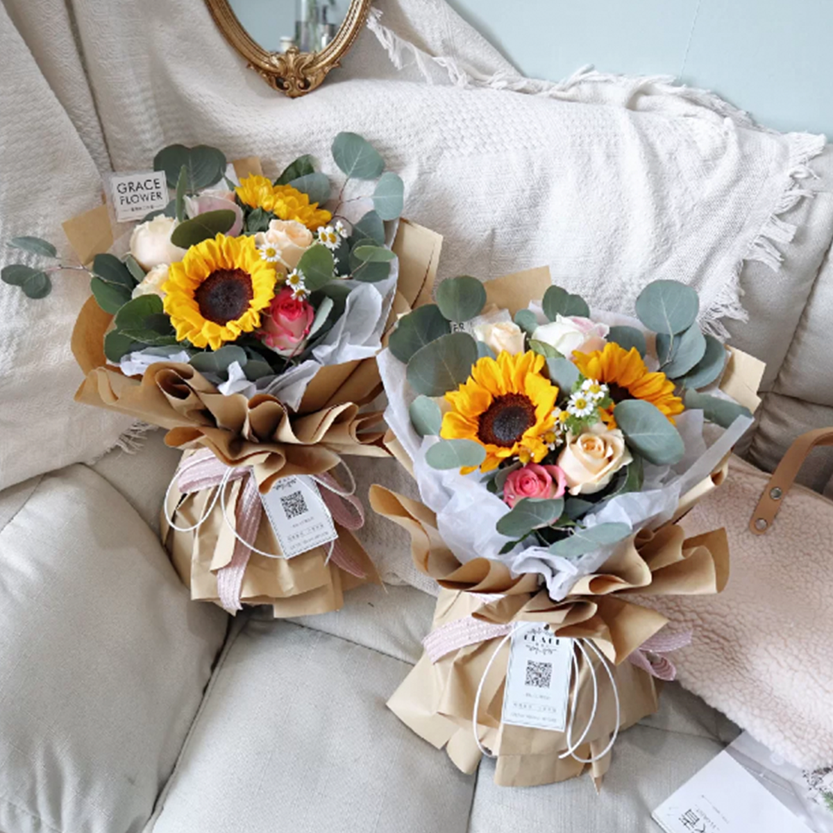 《馨爱》-向日葵精致小花束¦2020教师¦