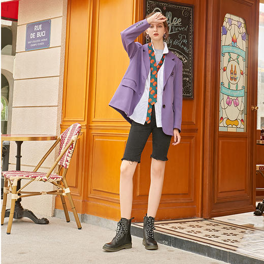 safiya索菲娅雏菊马丁靴街头风时装短靴女SF04116003 商品图2