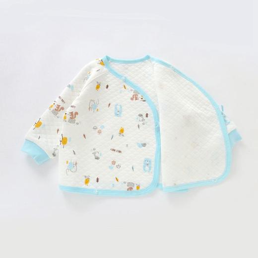 英氏婴儿内衣新生儿和袍系带和尚服宝宝夹棉秋冬10094192 商品图10